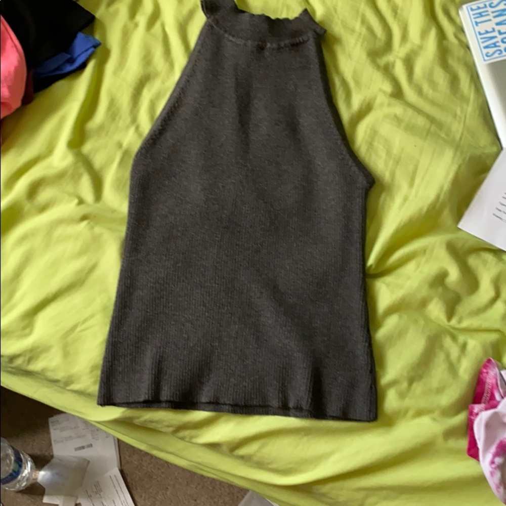 Forever 21 high neck crop top